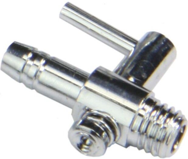 OSAGA RUBINETTO DISTRIBUTORE 1 VIA ACCIAIO PER AERATORI OSSIGENATORI ACQUARI 4 MM