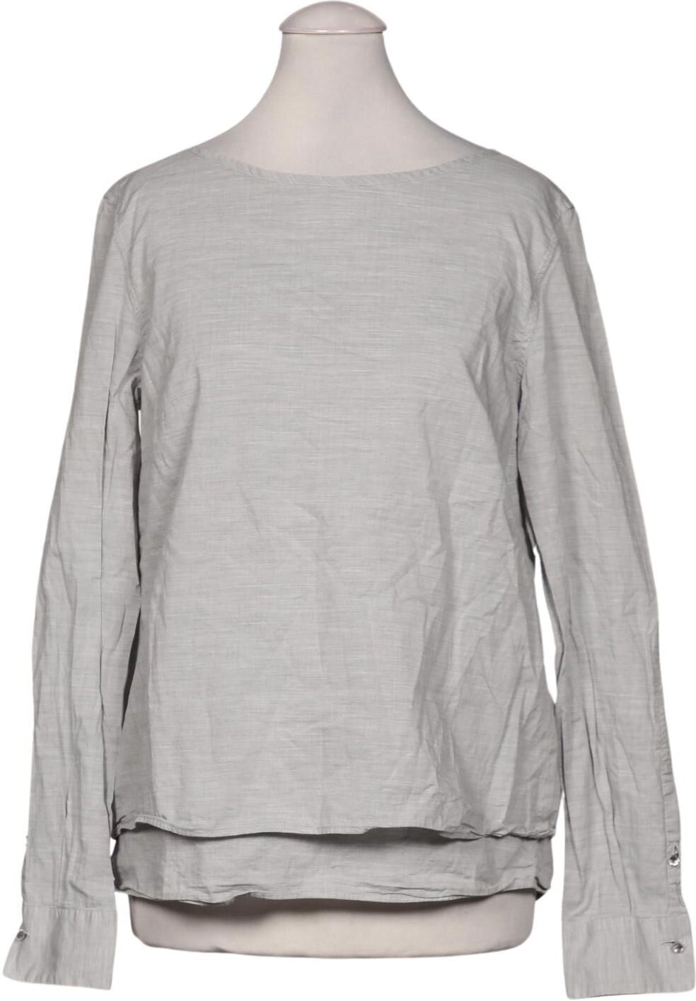 Robert Friedman Damen Bluse, Grau, Gr. XS, Baumwolle - Second Hand