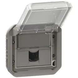 Legrand Plexo New EinsatzRJ45 Datendose Kategorie 6A STP, grau