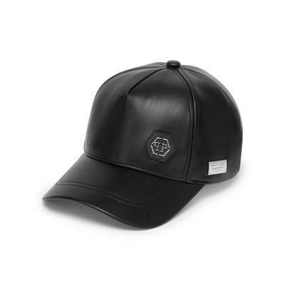 Baseball Cap PHILIPP PLEIN "Hexagon", Jungen, schwarz (02, schwarz), Caps