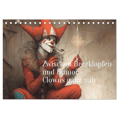 Zwischen Herzklopfen und Humor – Clowns ganz nah (Tischkalender 2027 DIN A5 quer), CALVENDO Monatskalender