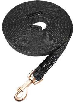 Uplifted Finds Long Dog Leash Lead High Performance Training Rope & Anti Slip Pet Traction Walking Strap black xl