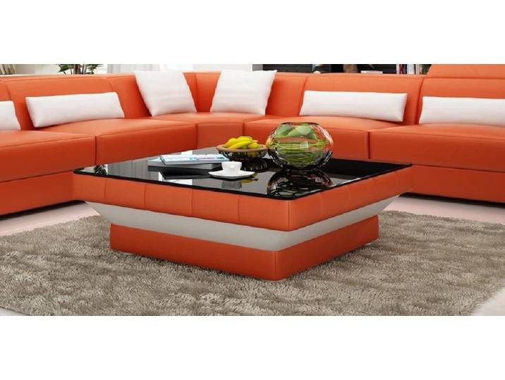Xlmoebel Couchtisch Moderner Glas-Beistelltisch für Kinder, sicher und stilvoll (Packung, 1-St., Couchtisch CT9008), Hergestellt in Europa