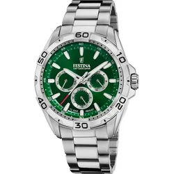 Festina Quarz Herren Multifunktion collection F20623/3 - grün,silber - 44.7mm