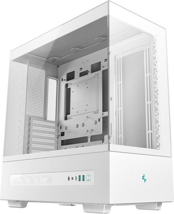 DeepCool CH690 Digital Mini-tower PC-behuizing met digitaal display, Wit