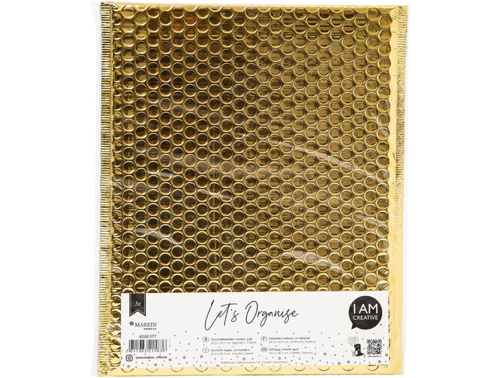 I AM CREATIVE Geschenktasche Hailey - Farbe: gold - Material: Folie - 852