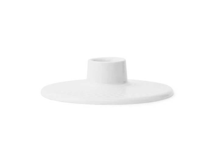 Lyngby Porcelæn Bougeoir Rhombe 3 cm Blanc