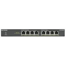 Netgear GS308PP-100EUS (8 Ports), Netzwerk Switch, Schwarz