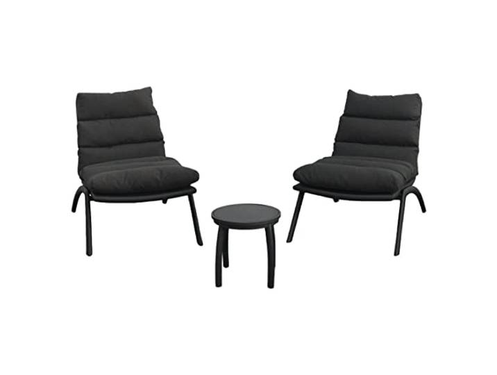 OUTLIV. Gartenmöbel-Set, 67x93x85cm, mit Kissen, Anthrazit/Grau