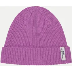 Strickmütze Violett