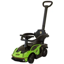 Lemodo NATIV Rutschauto, Kinderfahrzeug mit Sicherheitsbügel, grün