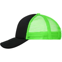 Mesh Basecap "MB070" 5-Panel-Polyester - black/neon-green