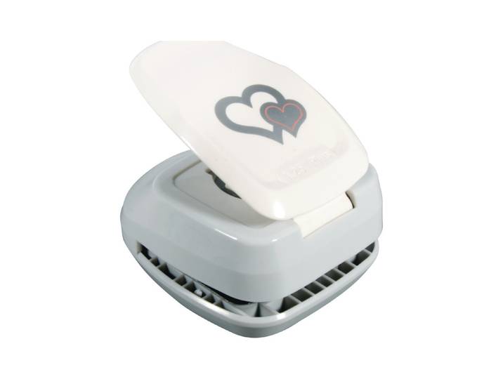 Silhouetten-Stanzer Herzen, 3,8x3,2cm, (1,25 ), SB-Blister 1Stück