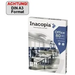 Inacopia Kopierpapier office 020808010561 A3 80g 500 Bl./Pack.
