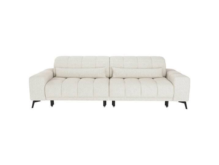 Xora Bigsofa, Elfenbein, Metall, 4-Sitzer, Füllung: Schaumstoffflocken, 300x112x121-181 cm, Stoffauswahl, Schlafen auf Sitzhöhe, USB-Anschluss, elektrischer Sitzvorzug, USB-C-Anschluss, Wohnzimmer, Sofas & Couches, Sofas, Bigsofas