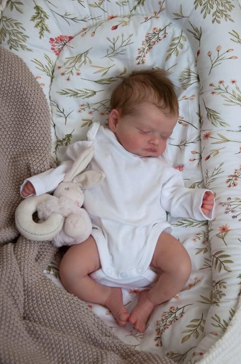 Lifelike slapende baby pop Reborn Doll - 49 cm