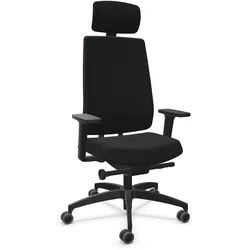 Dauphin Indeed 7048 Operator mit Ergo-Nackenstütze Schwarz Sofort Lieferbar