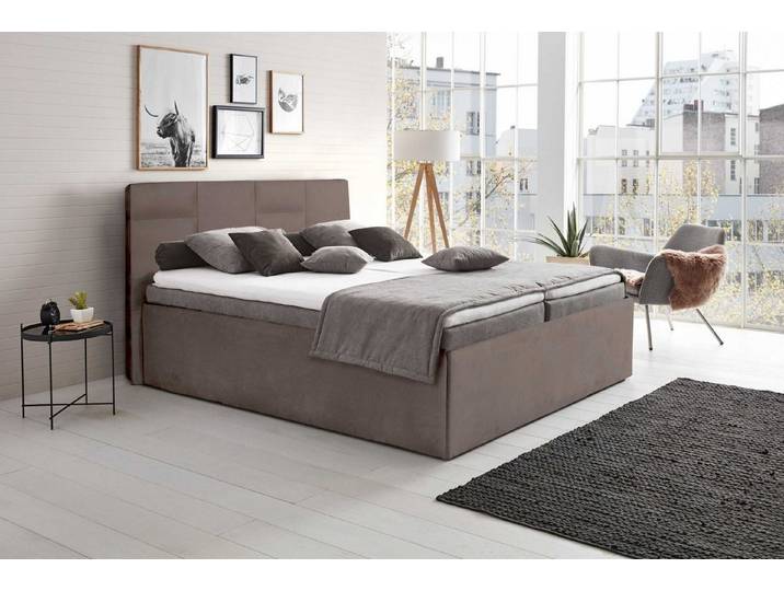 Halmon Schlafkomfort Betten Polsterbett Damas (Seitenhöhe 32cm, Wahlweise mit oder ohne Matratze), In verschiedenen Größen und Farben, Seitenhöhe in 32 oder 40 cm