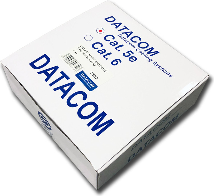 Datacom UTP-kabel CAT5E grijs 50 meter