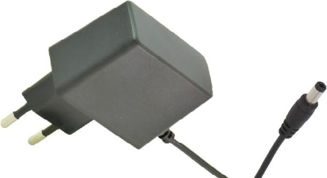 POSC Voeding 5V/2A, 10W, DC-connector, zwart