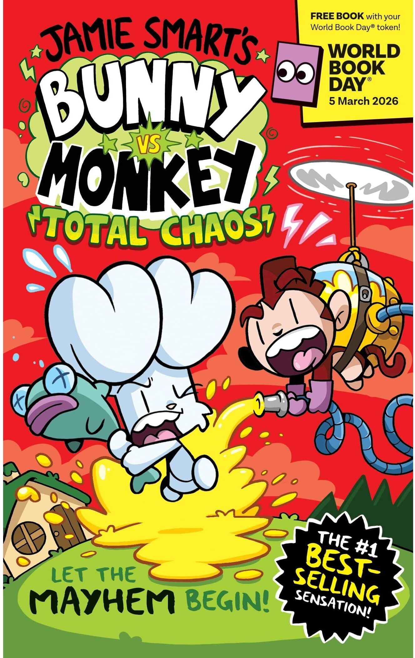 Bunny vs Monkey: Total Chaos!: World Book Day 2026 (a Phoenix Comic book, from the multi-million-selling Jamie Smart)