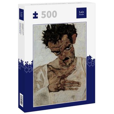 Lais Puzzle Egon Schiele - Selbstporträt mit gesenktem Kopf 500 Teile