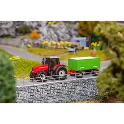 FALLER 161588 H0 MF Traktor mit Hackschnitzel-Anhänger (WIKING), Ep. V