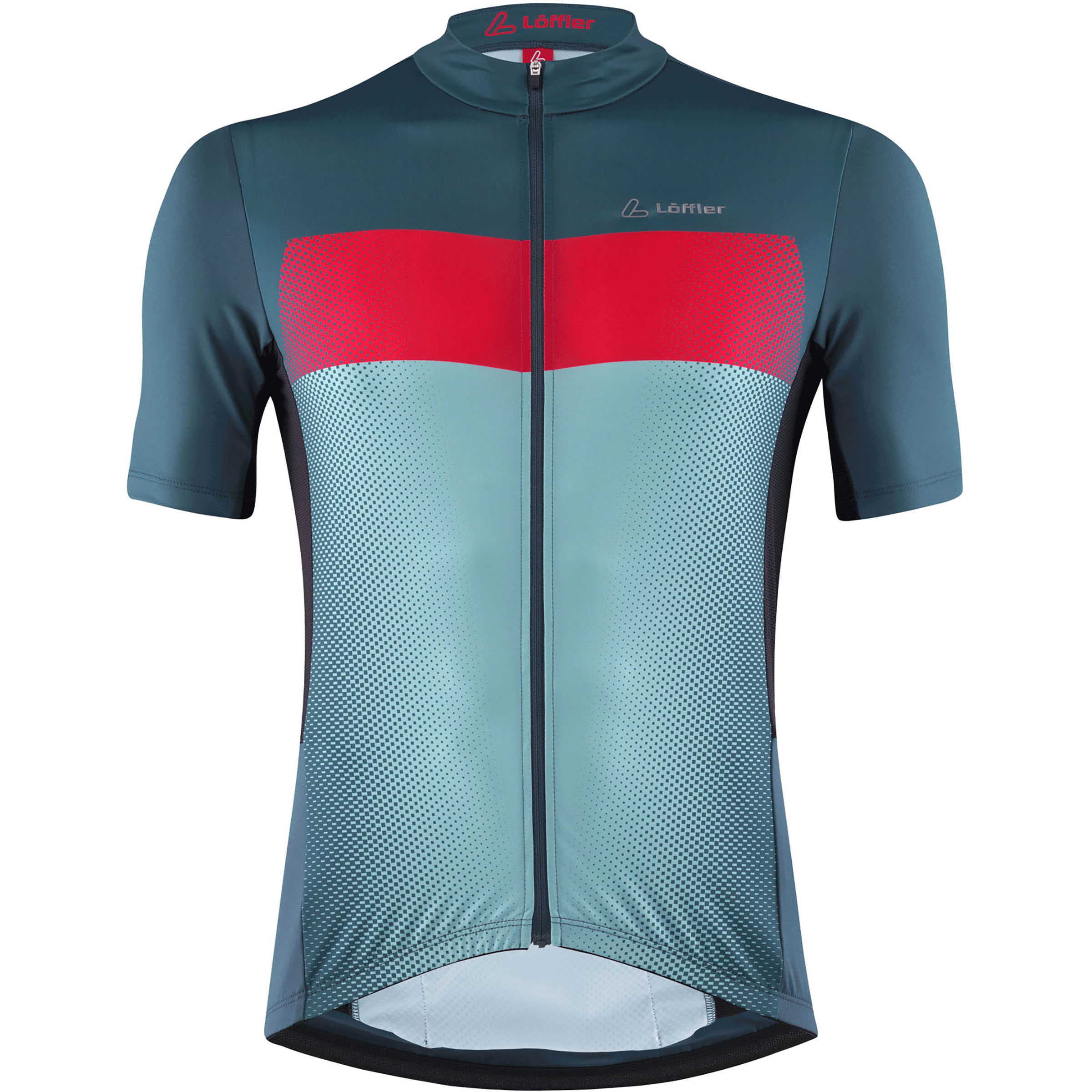 Löffler Grady Mid FZ Radtrikot Herren Radtrikots blau Größe S Rennrad | Gravel Elastisch