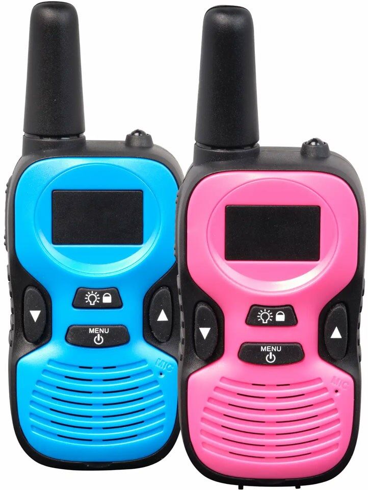 Denver WTK-441 Børne Walkie Talkies - 2 stk. - Lyserød / Blå