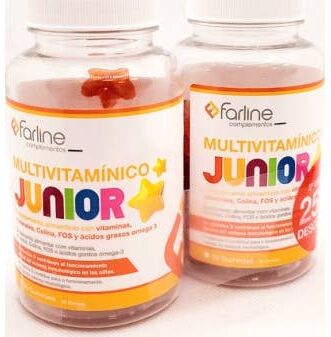 Farline Multivitamínico Junior gummies 2 X30 caps