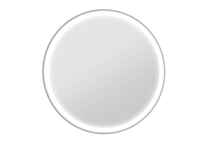Kleankin Badezimmerspiegel, mit Touch-Funktion, Memory-Funktion, kein Beschlagen, Silberfarben, Glas, 3x60x60 cm, Badezimmer, Badezimmerspiegel, Badspiegel
