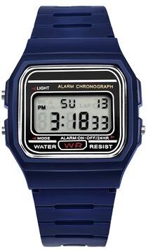 Friendly Fresh Finds Men And Women LED Digital Sports Watch Multifunctional Outdoor Leisure Timepiece dark Blue
