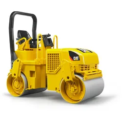 BRUDER - CAT Tandem-Vibrationswalze 02433 - gelb