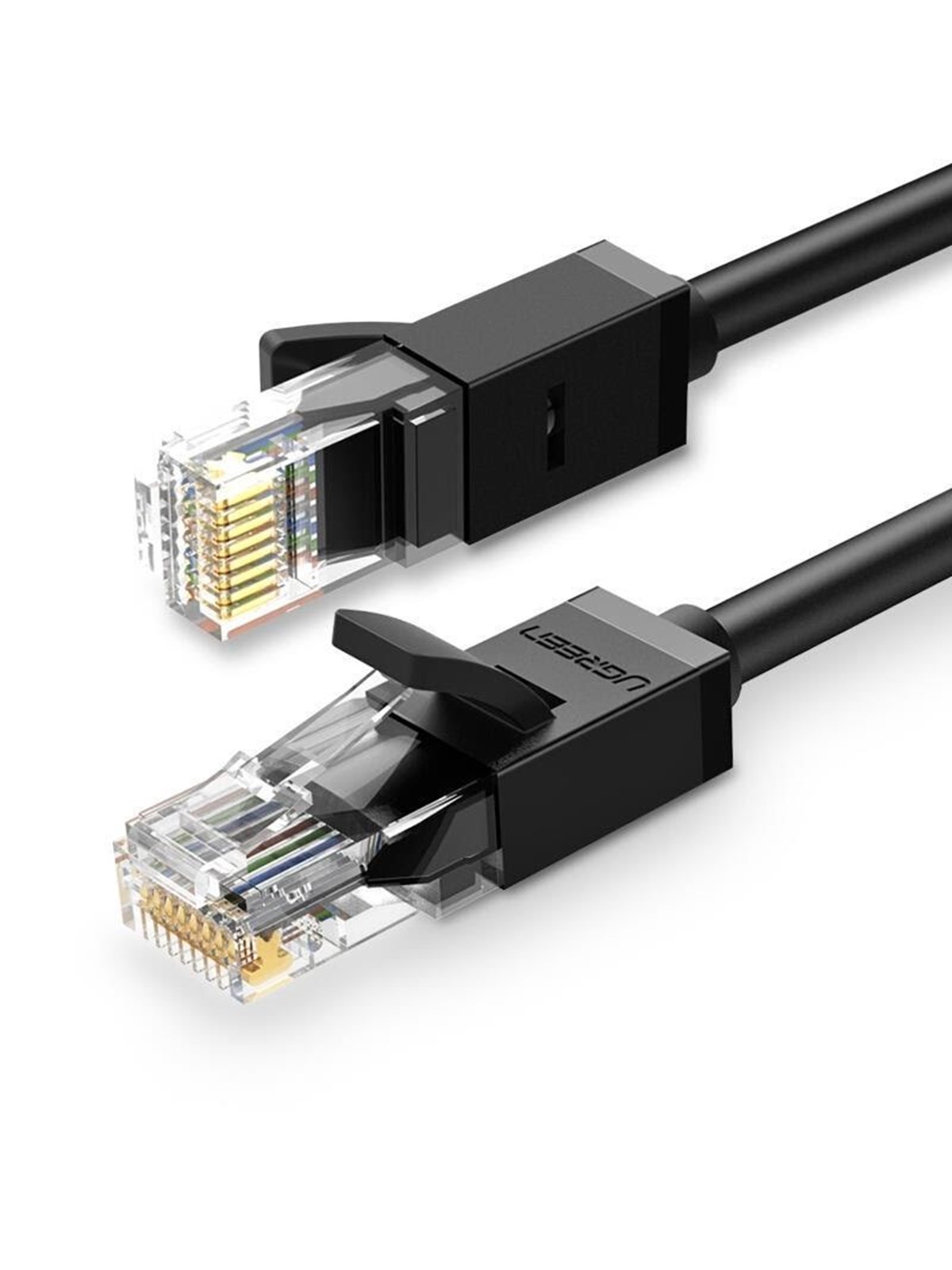 UGREEN network cable - 2 m - black - Schwarz - 2m