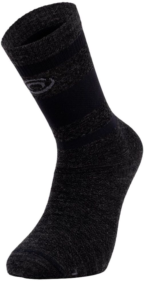 Bv Sport  - Light Run High Merino Anthracite - 39-41 - Chaussettes de trail