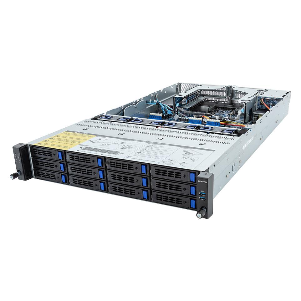 Gigabyte Barebone R283-Z90-AAV3 (Rev. 3.x) Rack Server 2U Dual Sockel SP5 6NR283Z90DR000ACV3 (6NR283Z90DR000ACV3)