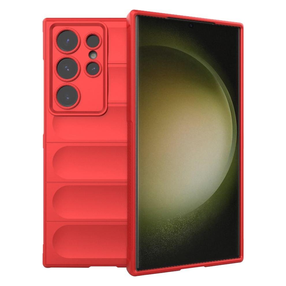 Techsuit - Magic Shield - Samsung Galaxy S23 Ultra - Red (Samsung Galaxy S23 Ultra) (56347711)