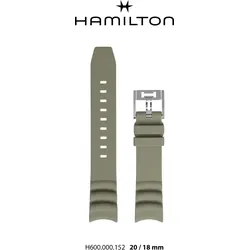 Hamilton - Khaki Navy Band-set Kautschuk-grün H690.000.152 - grün