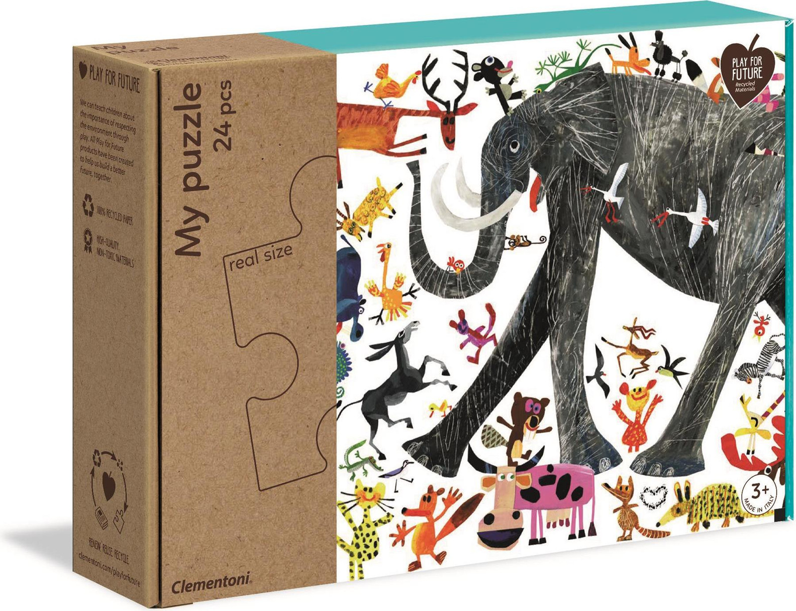 Clementoni Puzzel Mijn Dieren Eco 50165