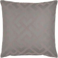 Zierkissen Mäander Graubraun ca. 45x45cm