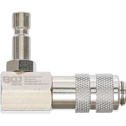 BGS Kühlsystem-Bajonettadapter 90° abgewinkelt für 8027 / 8098 - 8027-90