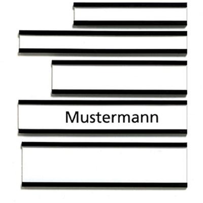 Franken Schild C-Profil C165 magnetisch 30x75mm 10 Stück
