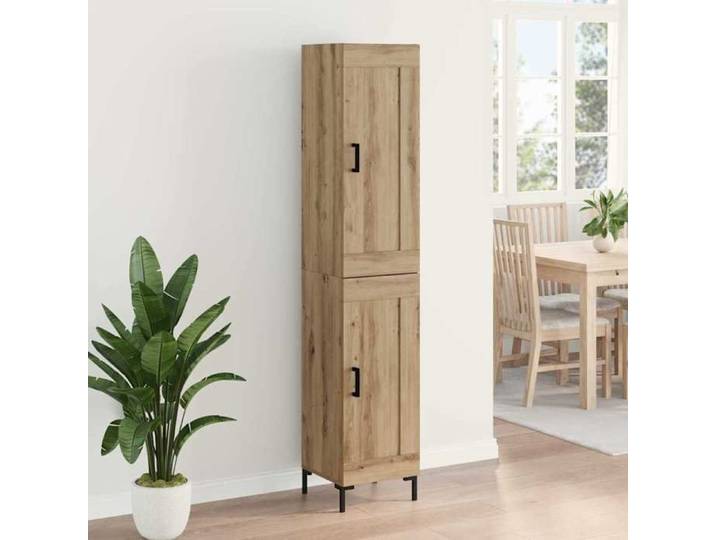 Décoratif - Haut Armoire Chêne artisanal 34 5x34x180cm con7178099