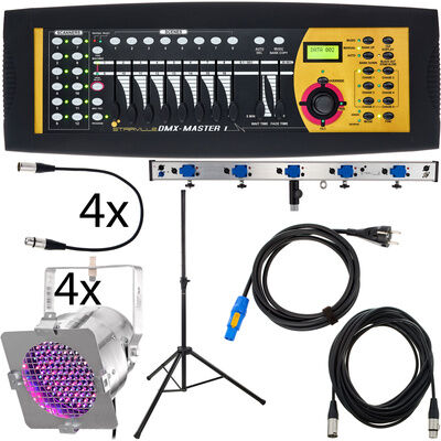 Stairville LED PAR56 Starter Bundle S Schwarz