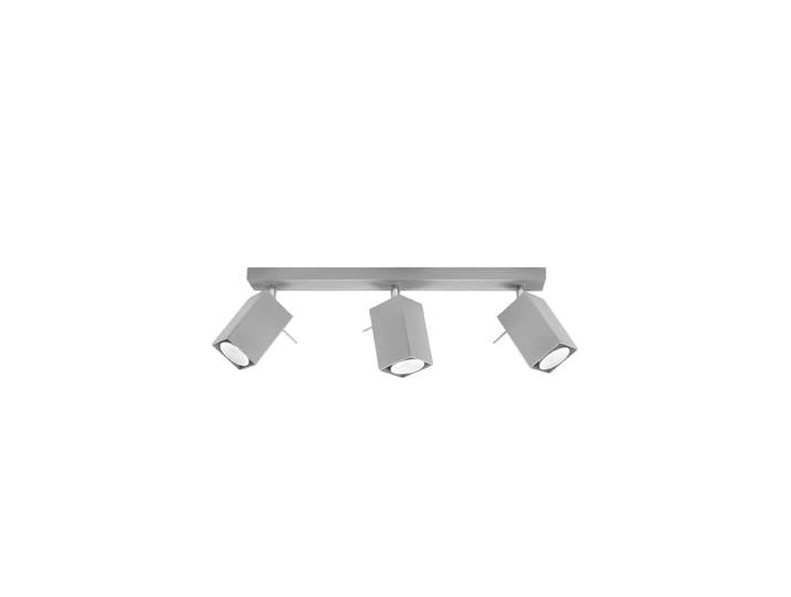 Design Deckenlampe „Merida“ 3-flammig Grau Sollux Lighting