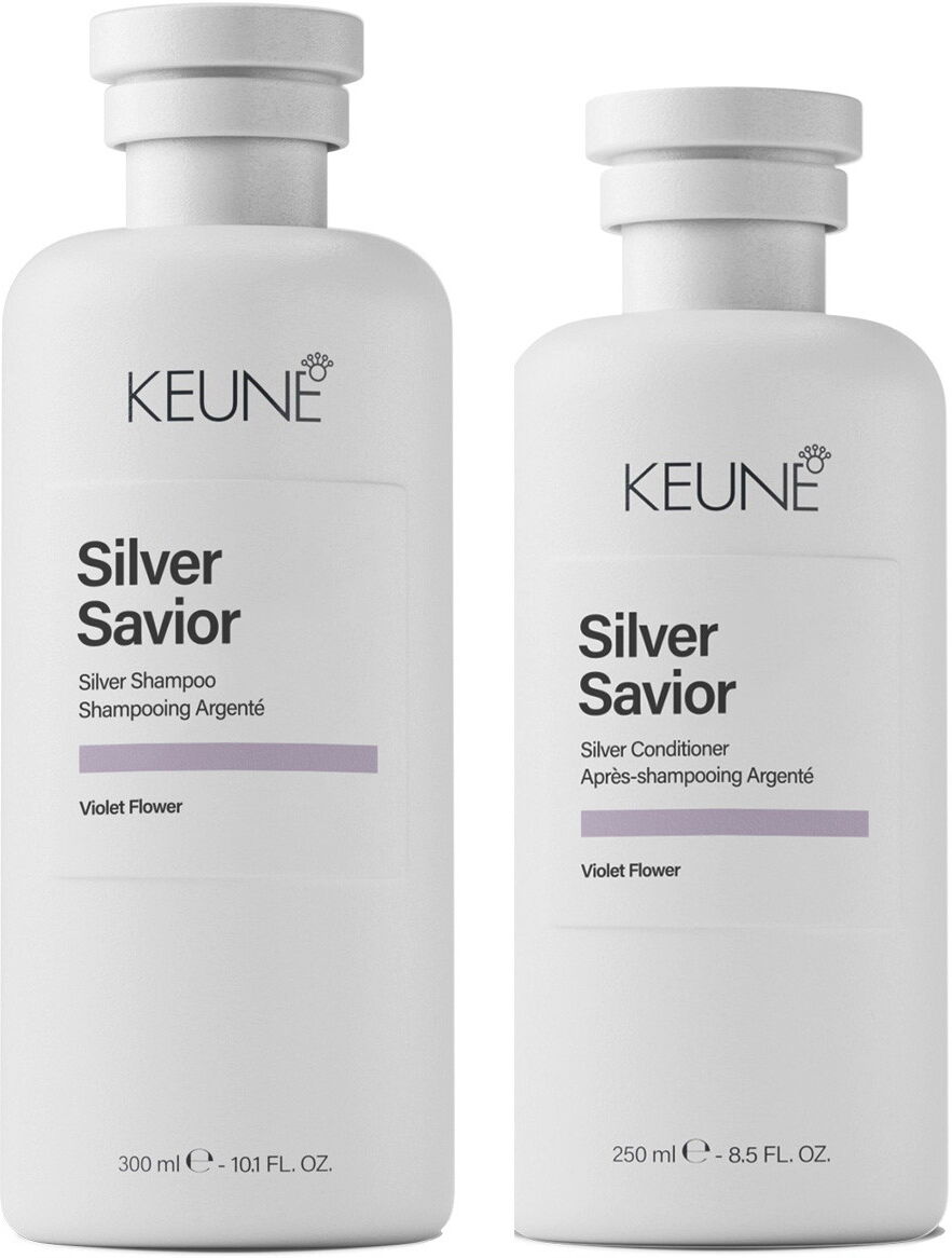 550ml KEUNE Silver Savior Silver Savior Set (Shampoo 300ml + Conditioner 250ml)