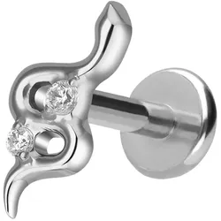 Titan Labret mit Push Fit SCHLANGE
