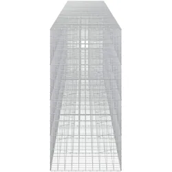 vidaXL, Steinkorb, Gabion mit 5 mm Draht und 10x10 cm Masche 1000x100x200 cm