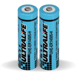 2x Ultralife Lithium 3,6V Batterie LS14500 - AA - UHE-ER14505 LS14500 Li-SOCl2