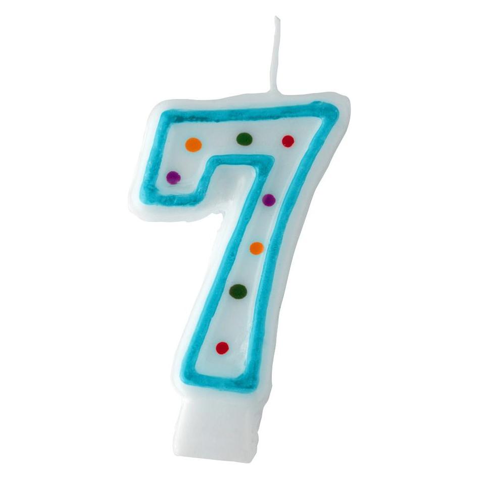 Idena Zahlenkerze "7" (1 Stk.) (22692107)